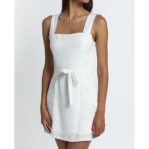 Ronan Dress in White Palm